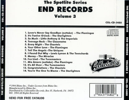 Various : Spotlite On End Records, Vol. 3 (CD, Comp)