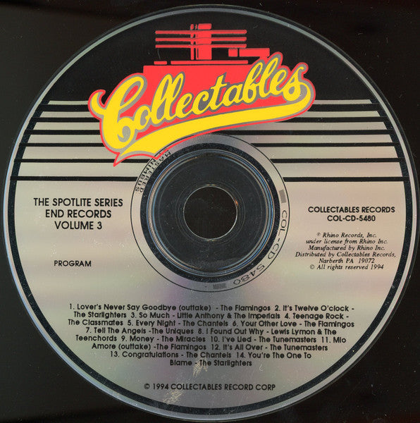 Various : Spotlite On End Records, Vol. 3 (CD, Comp)