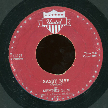 Memphis Slim And The House Rockers : Wish Me Well / Sassy Mae (7")