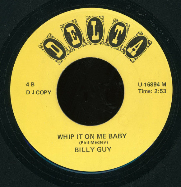 Lou Johnson /  Billy Guy : Thank You Anyway Mr. D.J. / Whip It On Me Baby (7", Single, Promo, Unofficial, Tra)