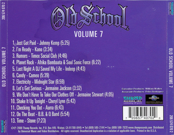 Various : Old School Volume 7 (CD, Comp)