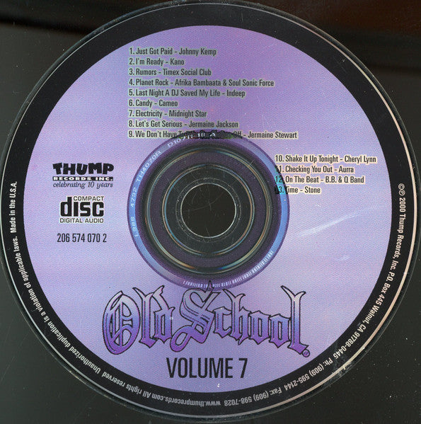 Various : Old School Volume 7 (CD, Comp)