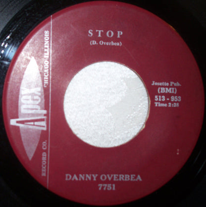 Danny Overbea : Don't Laugh At Me / Stop (7")