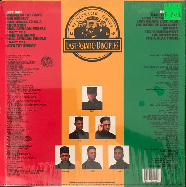 Professor Griff And The Last Asiatic Disciples : Pawns In The Game (LP, Album)