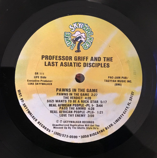 Professor Griff And The Last Asiatic Disciples : Pawns In The Game (LP, Album)