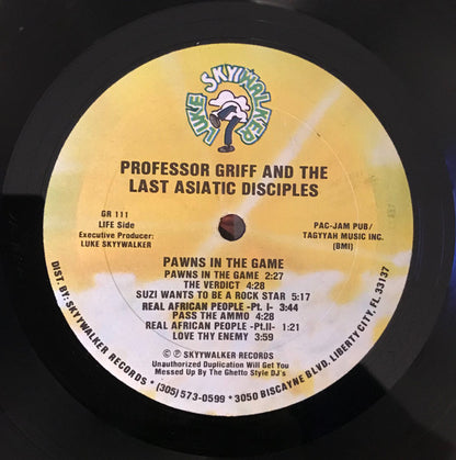 Professor Griff And The Last Asiatic Disciples : Pawns In The Game (LP, Album)