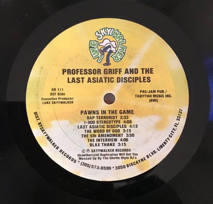 Professor Griff And The Last Asiatic Disciples : Pawns In The Game (LP, Album)