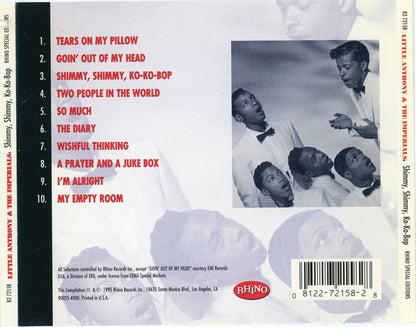 Little Anthony & The Imperials : Shimmy, Shimmy, Ko-Ko-Bop (CD, Comp)