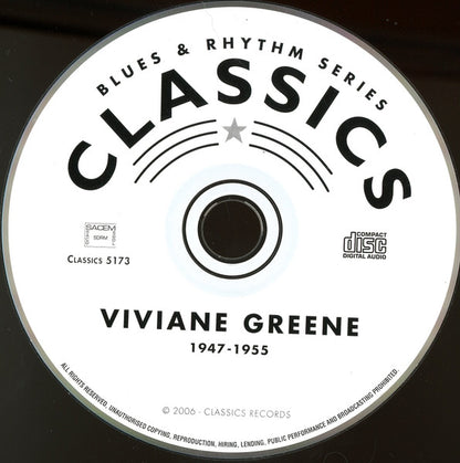 Viviane Greene : The Chronological Viviane Greene 1947-1955 (CD, Comp)