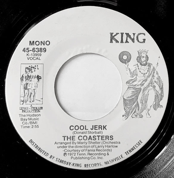 The Coasters : Cool Jerk (7", Single, Mono, Promo)