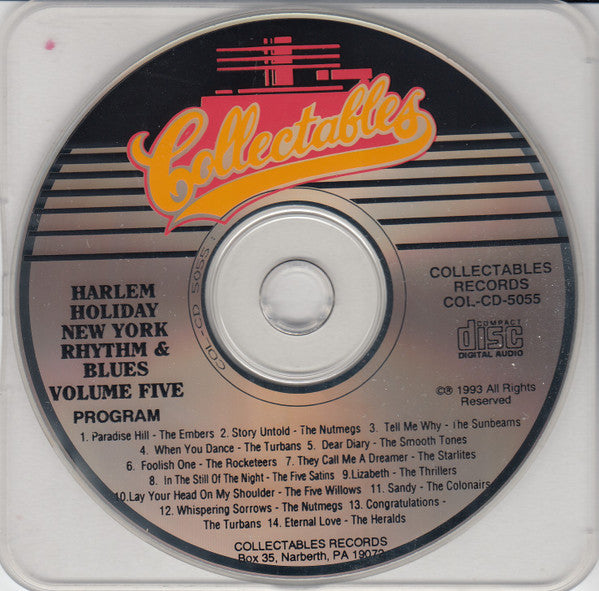 Various : Harlem Holiday - New York Rhythm & Blues Volume Five (CD, Comp)