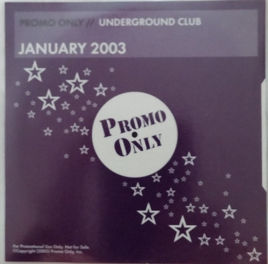 Various : Promo Only Underground Club: January 2003 (2xCD, Comp, Promo)