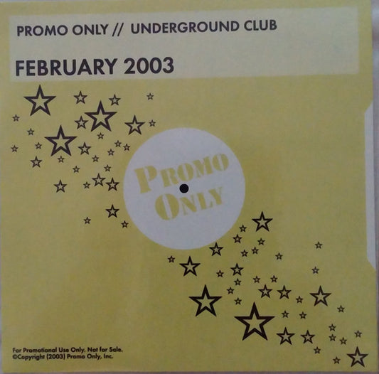 Various : Promo Only Underground Club: February 2003 (CD, Comp, Promo)