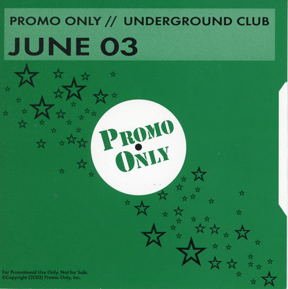Various : Promo Only Underground Club: June 03 (CD, Comp, Promo)
