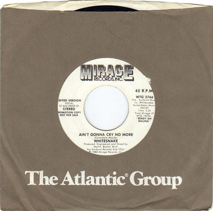 Whitesnake : Sweet Talker (7", Single, Promo)