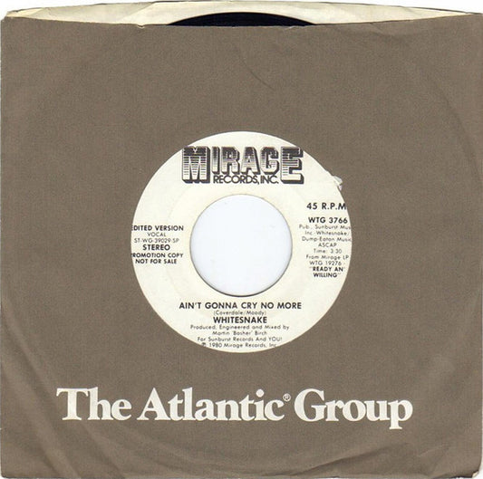 Whitesnake : Sweet Talker (7", Single, Promo)