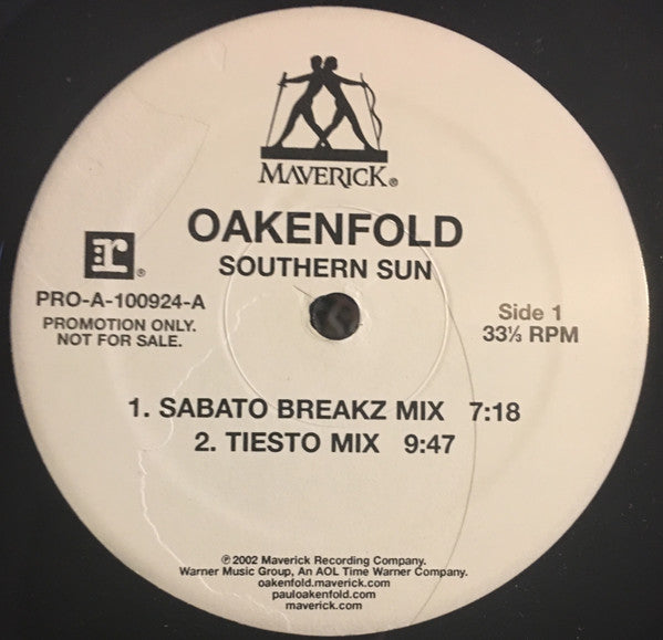 Paul Oakenfold : Southern Sun (12", Promo)