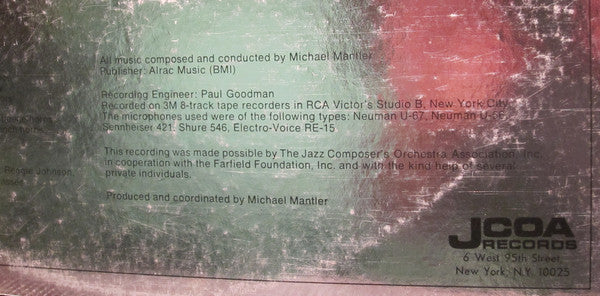 The Jazz Composer's Orchestra : The Jazz Composer's Orchestra (2xLP, Album, Gat)