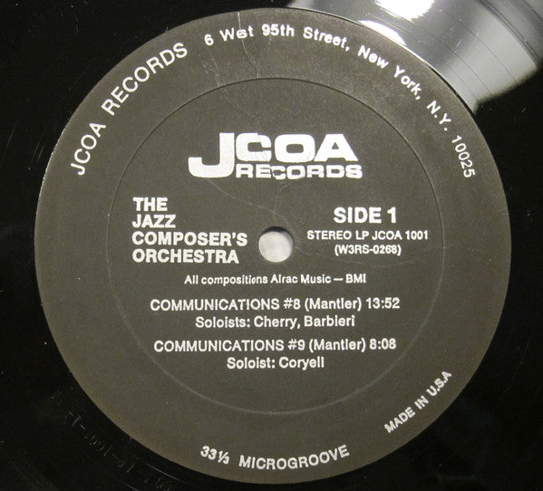 The Jazz Composer's Orchestra : The Jazz Composer's Orchestra (2xLP, Album, Gat)