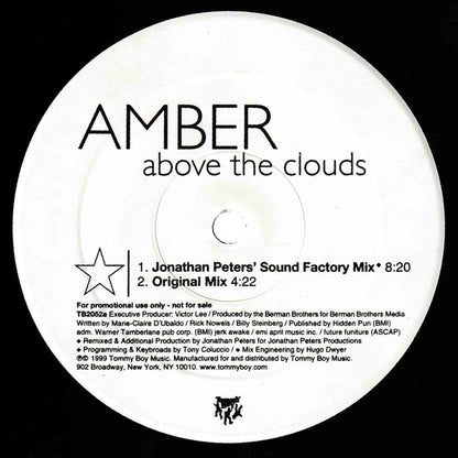 Amber : Above The Clouds (12", Promo)