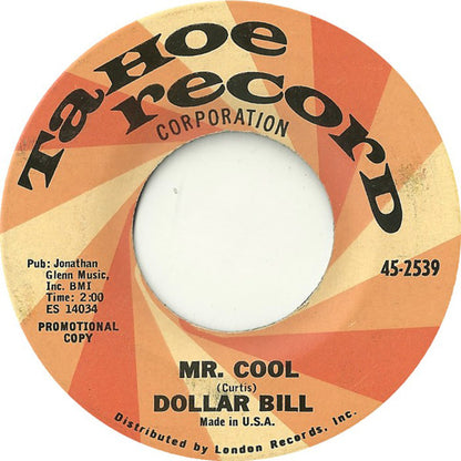 Dollar Bill (8) : Mr. Cool / I Just Don't Know (7", Single, Promo)