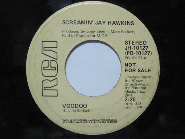 Screamin' Jay Hawkins : Voodoo (7", Promo)