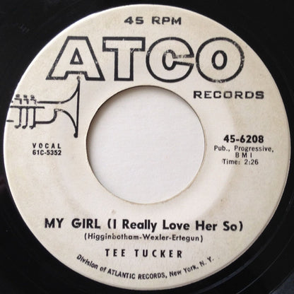 Tee Tucker : My Girl (I Really Love Her So) / Rock & Roll Machine (7", Single, Promo)