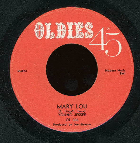 Young Jessie / Billy Preston : Mary Lou / Low Down (7")