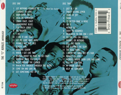 The 5 Royales : Monkey Hips & Rice: The "5" Royales Anthology (CD, Comp)