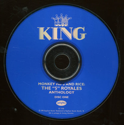 The 5 Royales : Monkey Hips & Rice: The "5" Royales Anthology (CD, Comp)