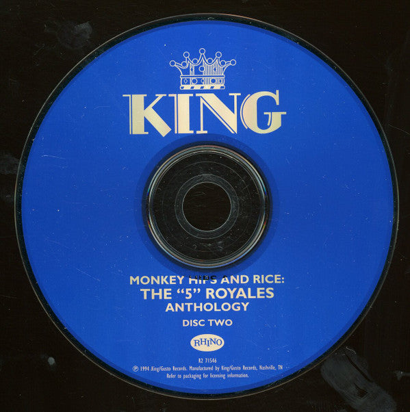 The 5 Royales : Monkey Hips & Rice: The "5" Royales Anthology (CD, Comp)