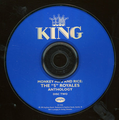 The 5 Royales : Monkey Hips & Rice: The "5" Royales Anthology (CD, Comp)