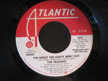 The Trammps : The Night The Lights Went Out  (7", Single, Mono, Promo, SP)