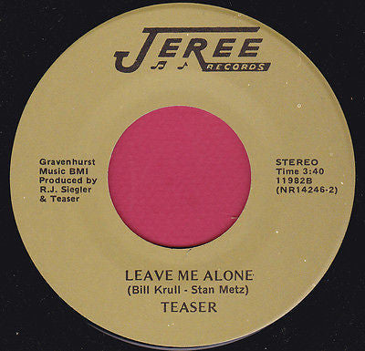 Teaser (9) : Inflation Hole / Leave Me Alone (7")