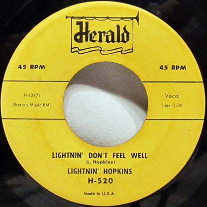 Lightnin' Hopkins : My Little Kewpie Doll (7")