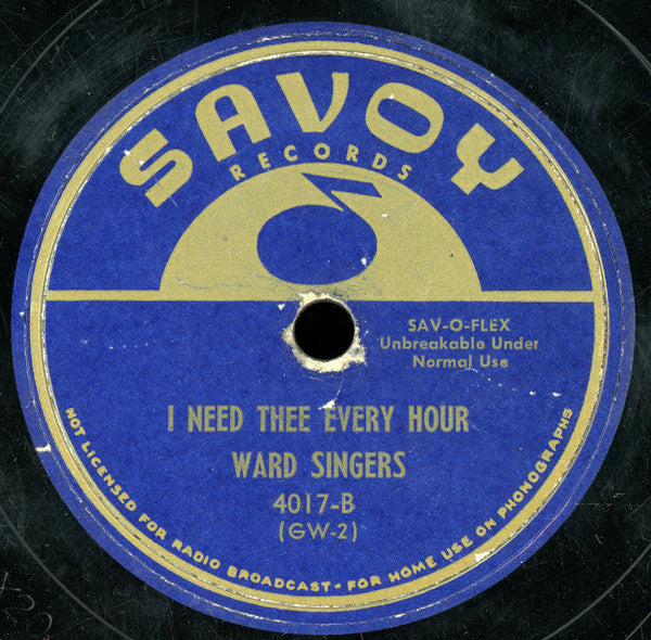 Ward Singers : Surely God Is Able / I Need Thee Every Hour (10")