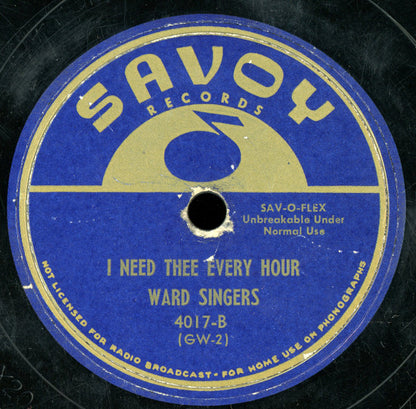 Ward Singers : Surely God Is Able / I Need Thee Every Hour (10")