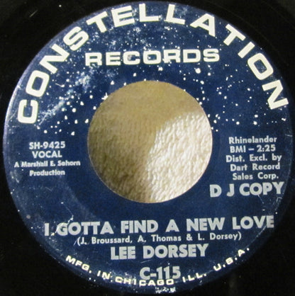 Lee Dorsey : Organ Grinder Swing / I Gotta Find A New Love (7", Single, Promo)