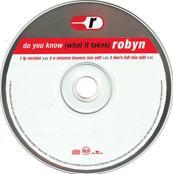 Robyn : Do You Know (What It Takes) (CD, Single)