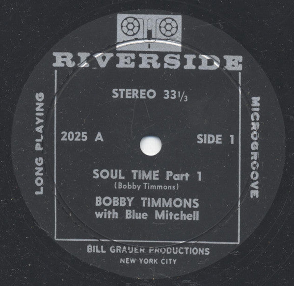 Bobby Timmons With Blue Mitchell : Soul Time (5x7", Jukebox, Mic)