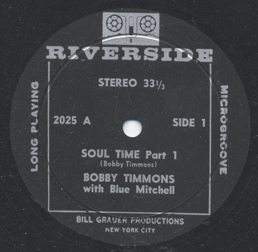 Bobby Timmons With Blue Mitchell : Soul Time (5x7", Jukebox, Mic)