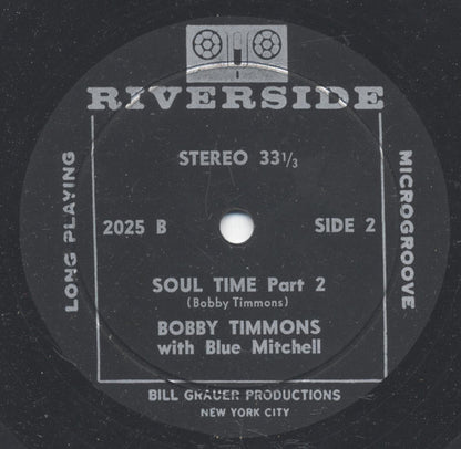 Bobby Timmons With Blue Mitchell : Soul Time (5x7", Jukebox, Mic)