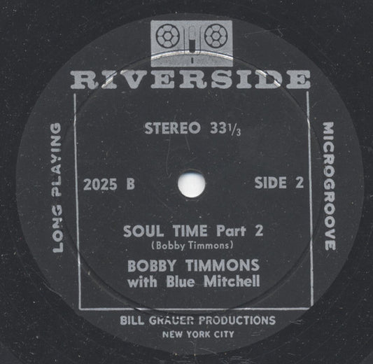 Bobby Timmons With Blue Mitchell : Soul Time (5x7", Jukebox, Mic)