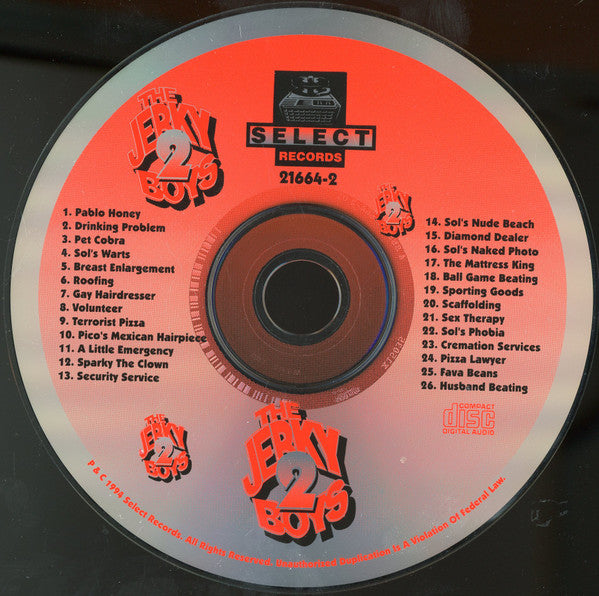 The Jerky Boys : The Jerky Boys 2 (CD, Album, RE)