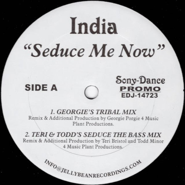 India : Seduce Me Now (12", Promo)