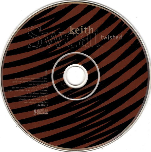 Keith Sweat : Twisted (CD, Single, Smplr)