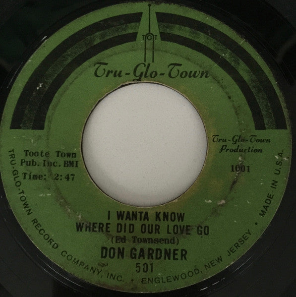 Don Gardner : My Baby Likes To Boogaloo (7", Styrene)