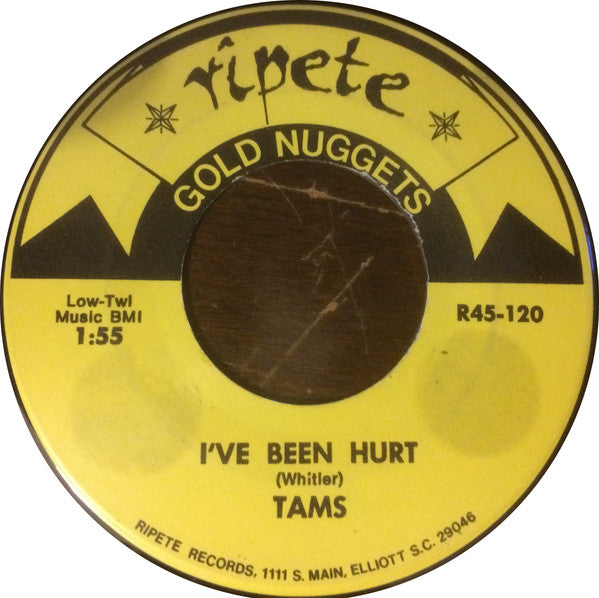 The Tams / Walter Populist & The Truetones (2) : I've Been Hurt / Come On Back To Me (7")