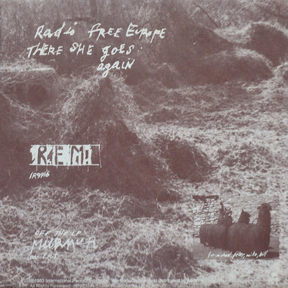 R.E.M. : Radio Free Europe (7", Single, Styrene, Pit)
