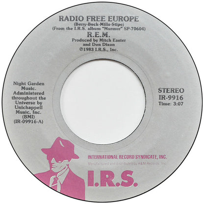 R.E.M. : Radio Free Europe (7", Single, Styrene, Pit)